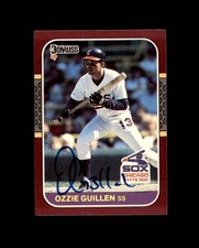 Ozzie Guillen Signed 1987 Donruss Opening Day Chicago White Sox Autograph