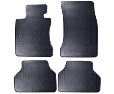 Gummifußmatten Set Fußmatten Gummimatten Schwarz passend für BMW 5-er E60 E61