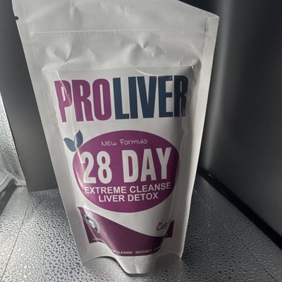 ProLiver 28 Day Detox Tea Bags w/Dandelion, Licorice, Fennel, TurmericEXP 5/26!