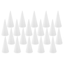 20 Pcs Diy Foam Cone Christmas Modeling Arts Crafts Cones Xmas Tree