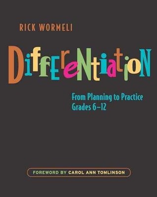 Differentiation: From Planning to Practice, - Paperback, by Wormeli Rick - New m