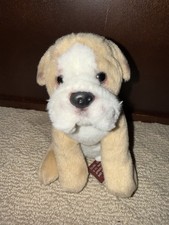The Bearington Collection English Bulldog Plush Soft Realistic EUC