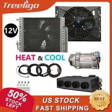 12V Cool&Heat Electric Air Conditioner Universal Underdash DC Auto Car A/C Kit