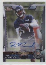 2015 Topps Chrome Rookies Auto Levi Norwood #189 Auto 0a1