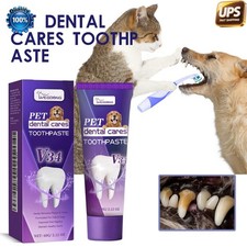 Professional Dog cat Toothpaste for clean teeth and healthy gum care   