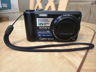 Sony Cyber-Shot DSC-H55 14.1MP 10x Zoom Digital Camera w/Case Batt Charger