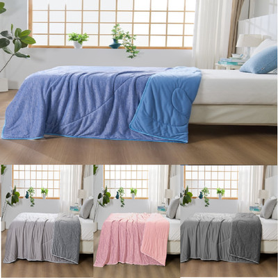 Coverless Summer 4.5Tog Cooling Quilt Überwurf Bettdecke Steppdecke Mikrofaser leicht
