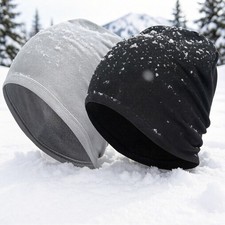 Tactical Skull Cap Winter Warm Fleece Windproof Beanie Hats Running Cycling Hat