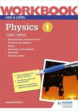 Image of AQA A-level Physics Workbook 1 by Jeremy Pollard Paperback Book