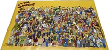 The Simpsons Characters Poster 2000 Y2K Scorpio Posters #521 - Bart Simpson RARE
