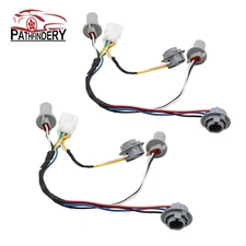 2PCS For Hyundai Sonata 2011-14 Pair Rear Taillight Lamp Socket & Wiring Harness