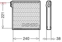 Denso Verdampfer, Klimaanlage DEV09102 FüR Fiat