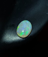 1x Kristallopal Ohrstecker Australien in 925er Sterling Silber