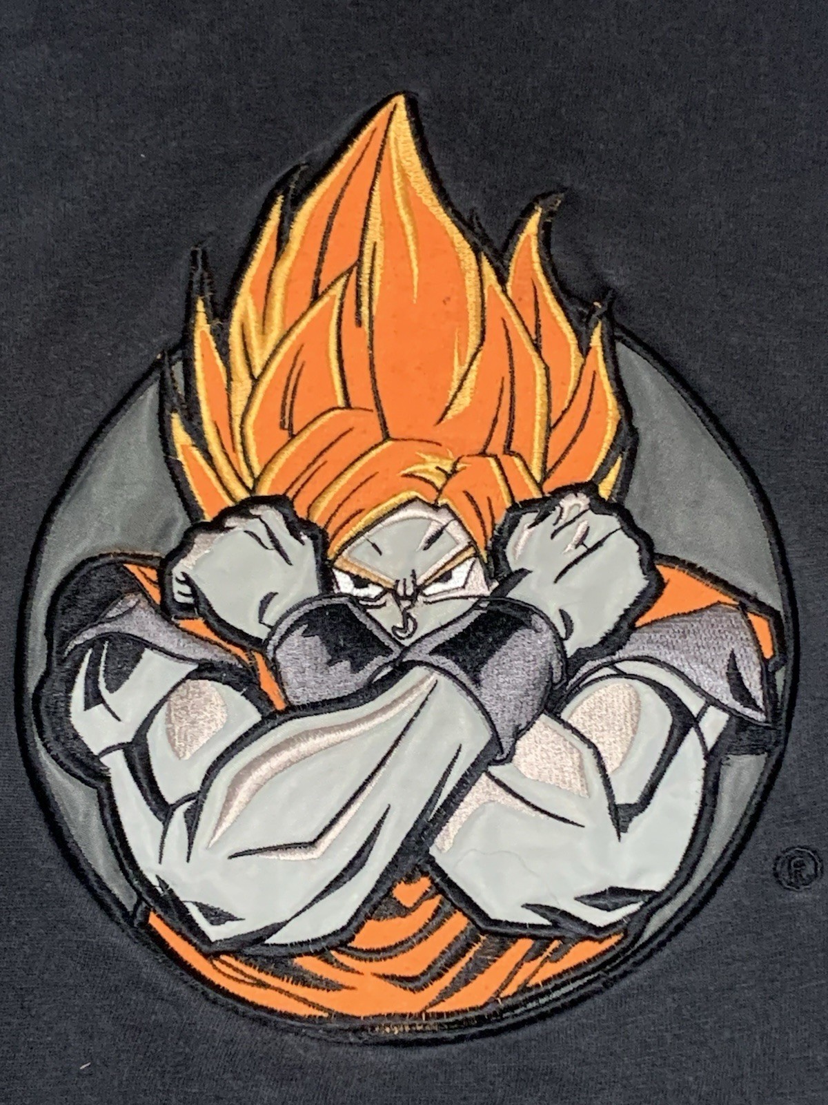 Vintage DBZ 2001 Dragon Ball Z Hoodie Goku Super Saiyan Anime Sweatshirt XXL image 2
