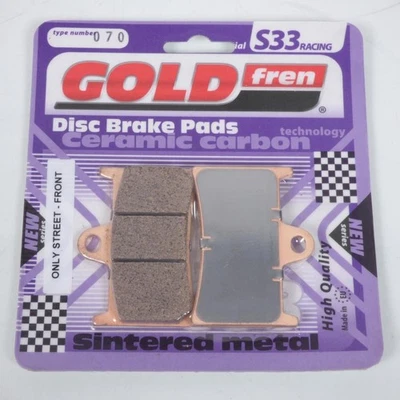 Plaquette de frein Gold Fren pour Moto Yamaha 900 MT-09 Tracer ABS 2015 à 2019 - Photo 1/2