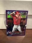 2018 Bowman Chrome - Mike Trout #37 Purple Refractor /250