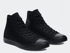 Converse Black Monochrome "Unisex" Chuck Taylor All-Star High Top Size 4.5M/6.5W