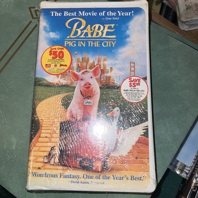 Babe: Pig in the City (VHS, 1999, Clamshell Release) New Sealed!