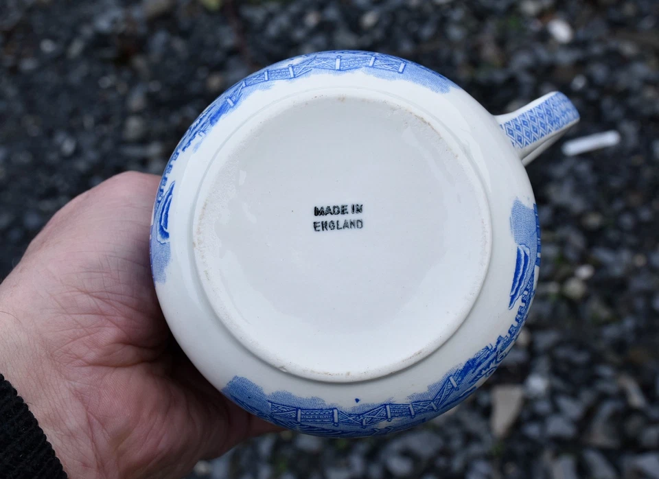 Vintage Crawford Willow China Scotch Whisky Advertising Pub Jug Bar Pitcher - Image 4 of 4