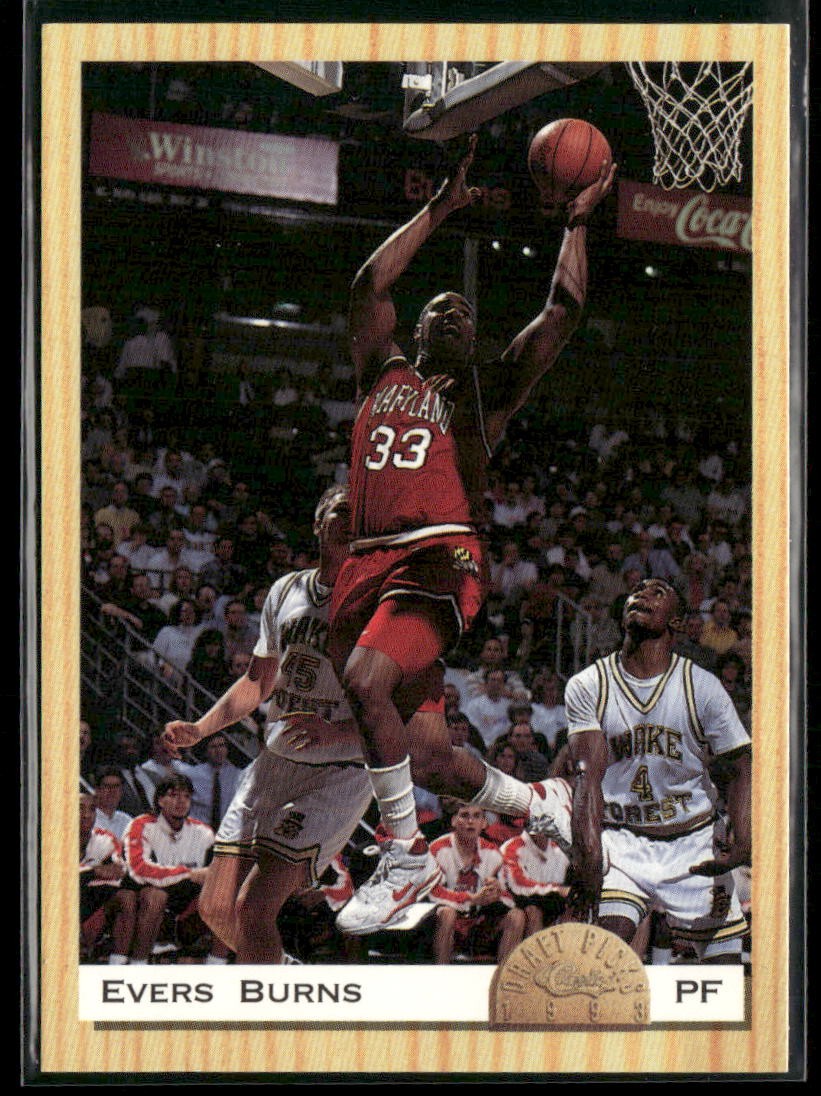 1993 Classic Draft Picks Evers Burns #18