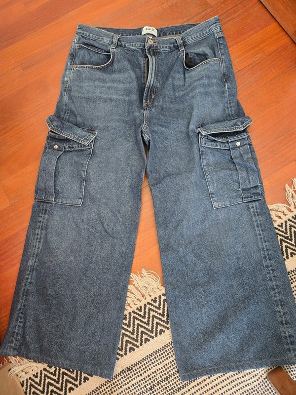 anthropologie A.Golde utility pockets jeans 32