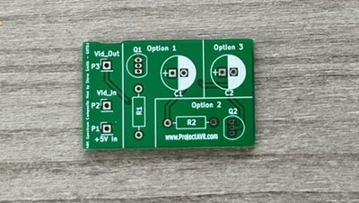 SALE-OUT ZX Spectrum Composite Video Mod PCB