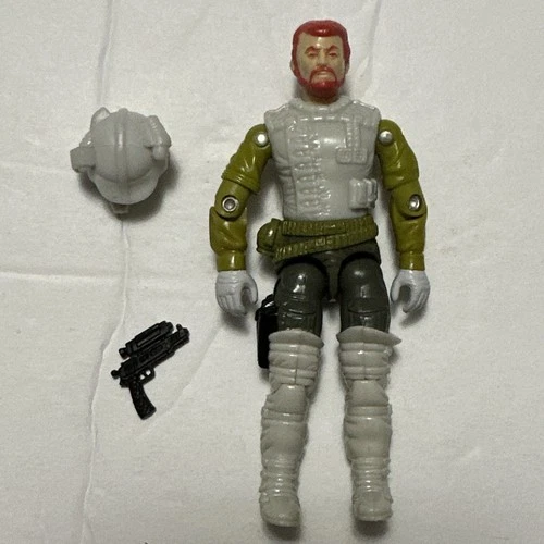 1989 Gi Joe Cobra 3.75" Long Range v1 Figure Thunderclap Driver Complete Hasbro