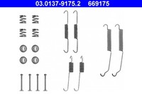 ZubehöRsatz Bremsbacken ATE 03.0137-9175.2 FüR Peugeot CitroËN Xsara 7A N1 N2 ZX