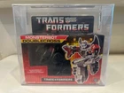 Doublecross AFA GRADED 75+ G1 Transformers Hasbro Tape Seal No Color Break