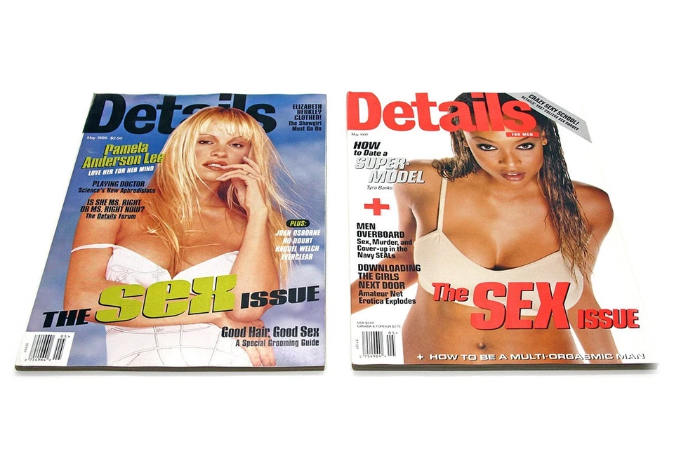 Lot of Vtg ('91-99) Various "Details" Magazines (13), by Condé Nast Publications Foto 3 de 4