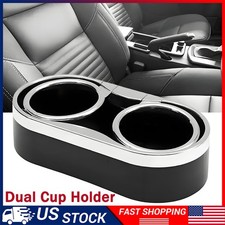 Universal Car Center Console Double Cup Holder Seat Organizer Drinks Holder Universal Car Center Console Double Cup Holder Seat Organizer Drinks Holder