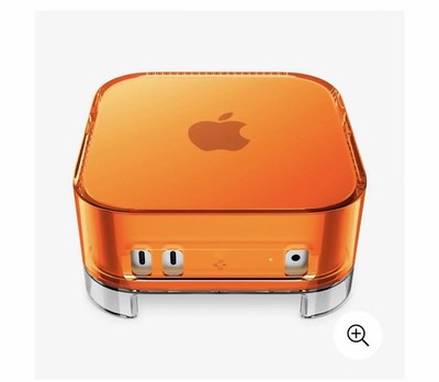 For Apple Mac Mini | Spigen [ Classic C1 ] Case Stand Built in Air-Filter Orange