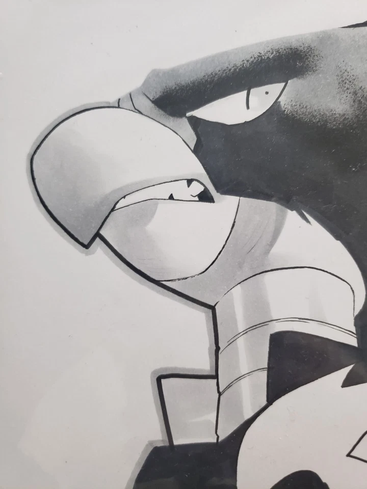 Simone Di Meo Comisión TOKOYAMI My Hero Academia Arte Original 9x12 Foto 4 de 4