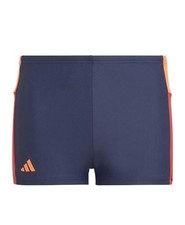 Adidas Junior Boys Swim Brief Shorts Beach Trunks Blue RRP £25