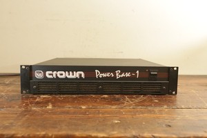 CROWN Power Base 1 TWO Channel POWER AMP Sold As Is PARTS REPAIR Powers On