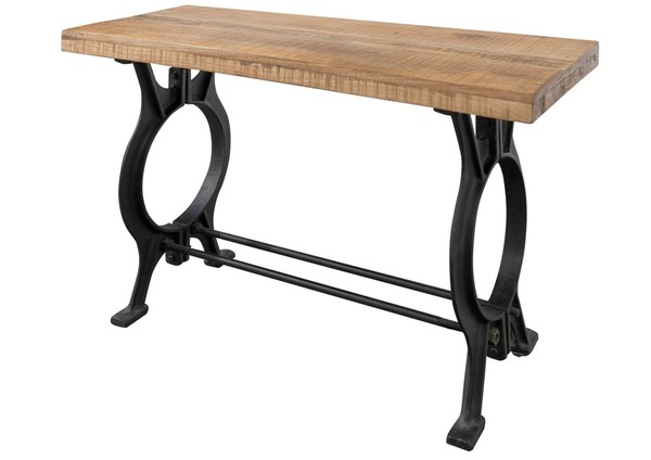 Industrial Style Altholz Konsolentisch Anrichte Beistelltisch Massiv 120X40X76-image