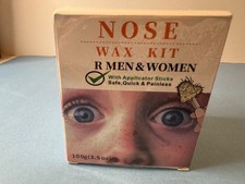 Nose Wax Kit Men, Nose Waxing Hair Wax Removal for Men Women, Nose Hair Waxing