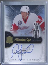 2011-12 Upper Deck The Cup Stanley Signatures /50 Igor Larionov #SCS-IL Auto HOF