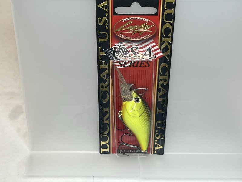 Lucky Craft Bank Beater LC 1.5DD Silent Floating Crank 3/8" BP TO Chart