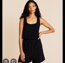 Lou  Grey Black Romper Signature Soft Women  s Size Small