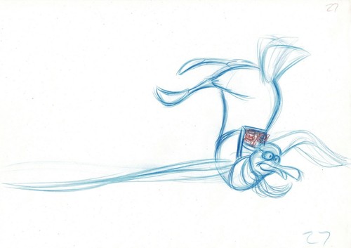 The Rescuers Down Under Bianca Bernard Walt Disney Rough Production Drawing 27 Ebay