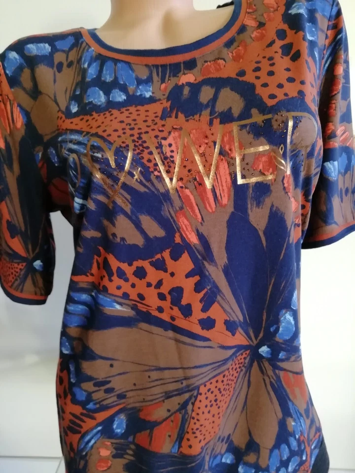 Gr. 40 Betty Barclay Damen Shirt Modern Art Schmucksteine blau-braun -40% Rabatt - Bild 3 von 3