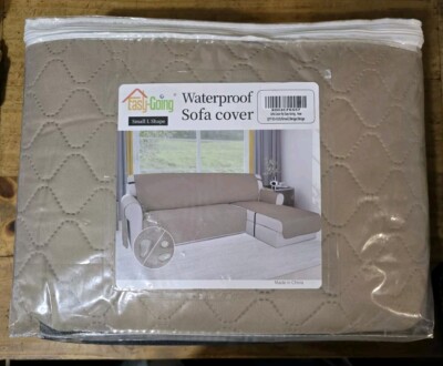 Easy-Going Sofa Slipcover Small L Shape Sofa Cover Sectional Couch Cover 
