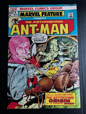 MARVEL FEATURE #8 March 1973 Astonishing Ant Man Vintage Marvel