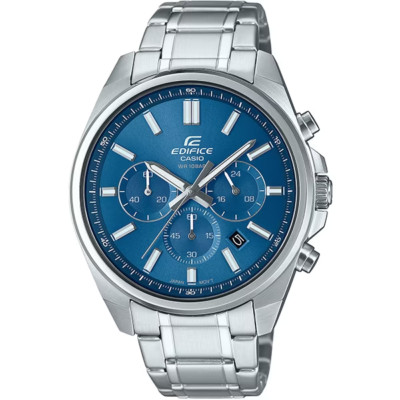 Casio Edifice EFV-650DJ-2AJF Men's Chronograph Watch Stainless Blue Dial Japan