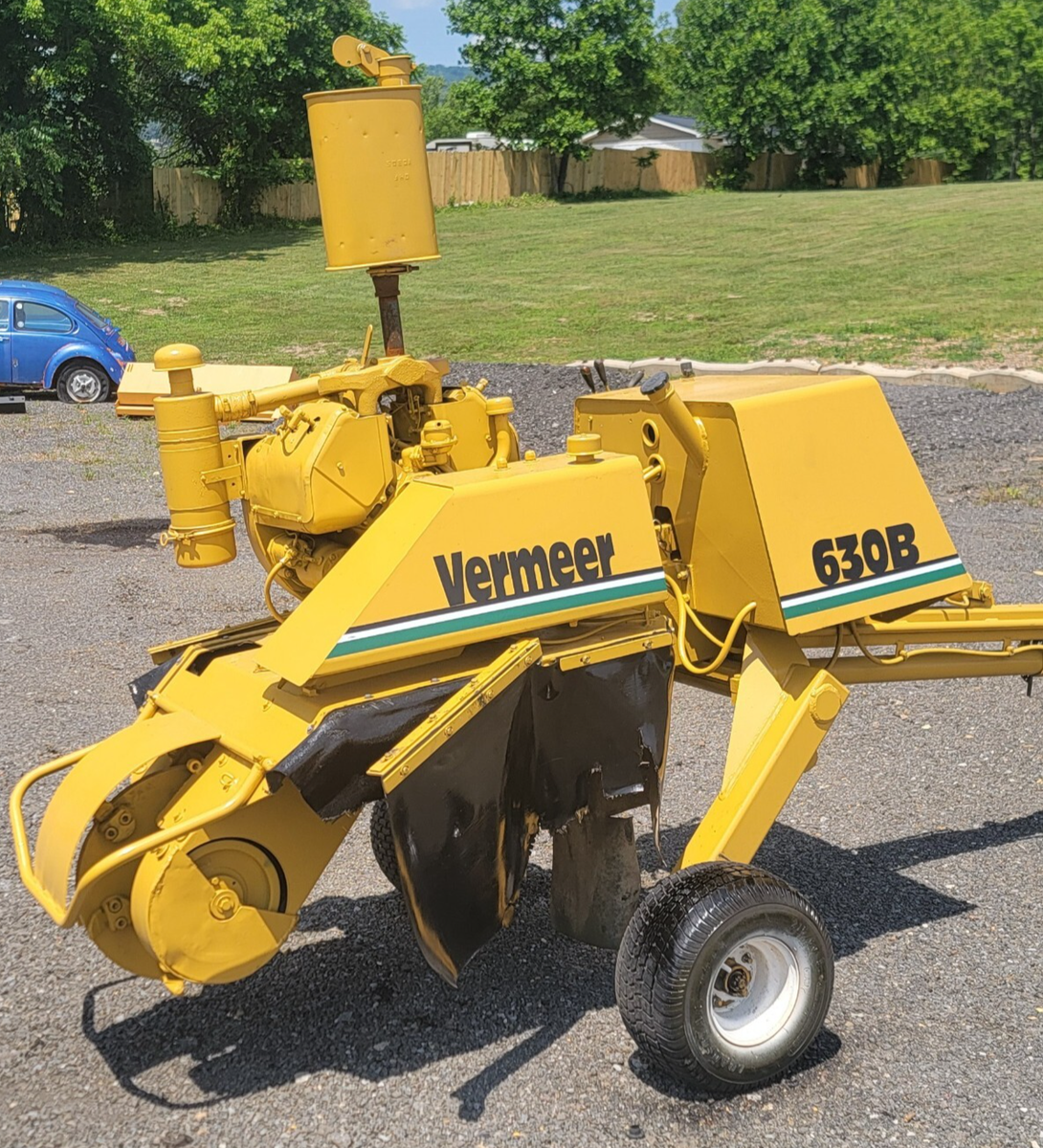 VERMEER 630B PORTABLE STUMP GRINDER WISCONSIN ENGINE CLEAN MACHINE