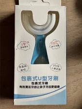 Kids Toddlers Toothbrush U-Shaped 360 Degree Oral Teeth Cleaner 2-12 Yrs Blue