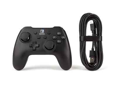 Switch Controller in Schwarz / Wired Controller - Nintendo Switch - Power A NEU 