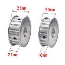 L Timing Belt Pulley 12T-25T AF-type Synchronous Wheel for 15mm/20mm Timing Belt