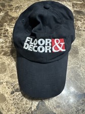 Floor Decor Cap Hat Adult Adjustable Black 190 Cotton DiLa
